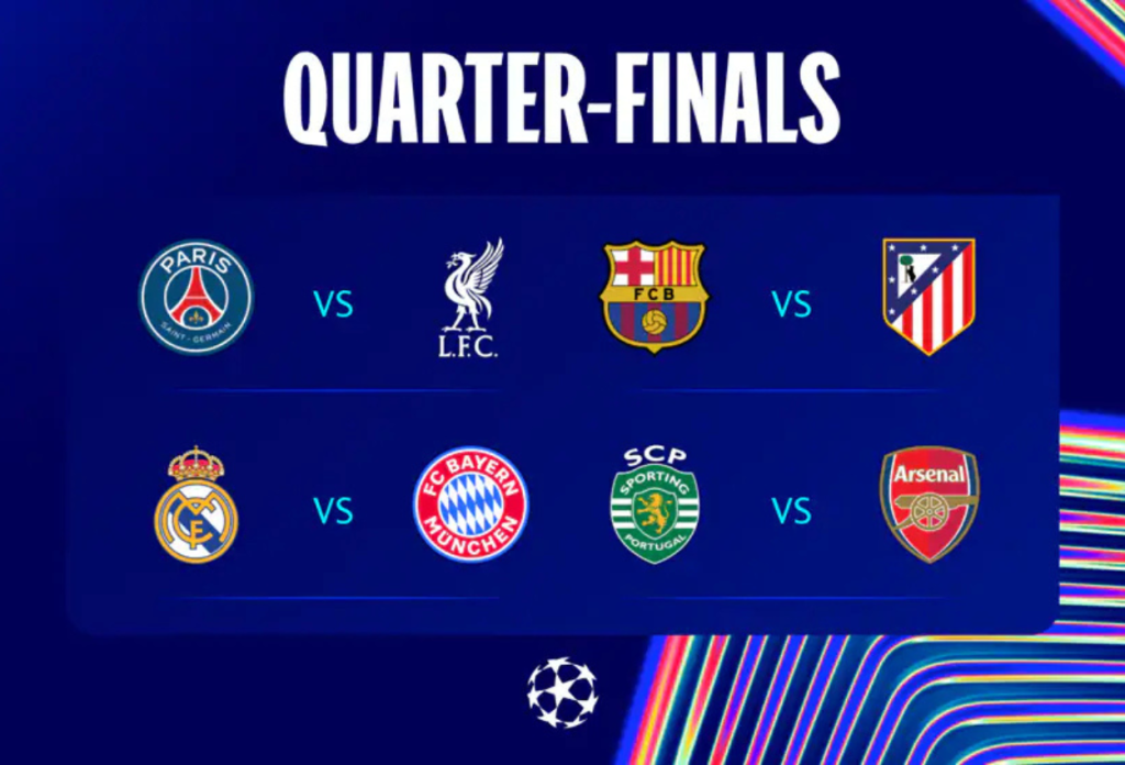 Babak 8 Besar Liga Champions 2025:2026, Ini Bagan Pertandingannya