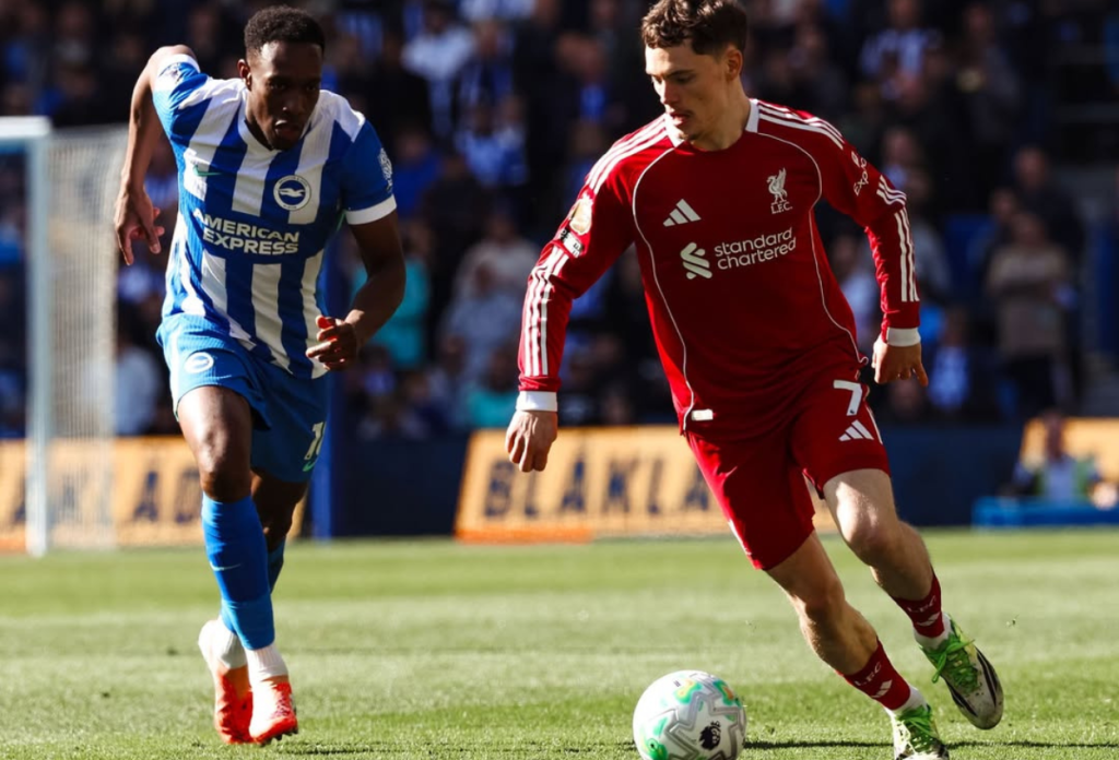 Brighton vs Liverpool 2-1 Eks MU Bersinar, The Reds Tumbang