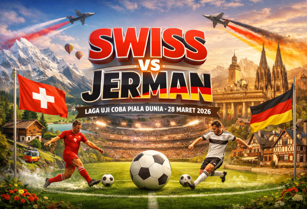Jadwal dan Cara Nonton Swiss vs Jerman di Laga Uji Coba Piala Dunia 2026